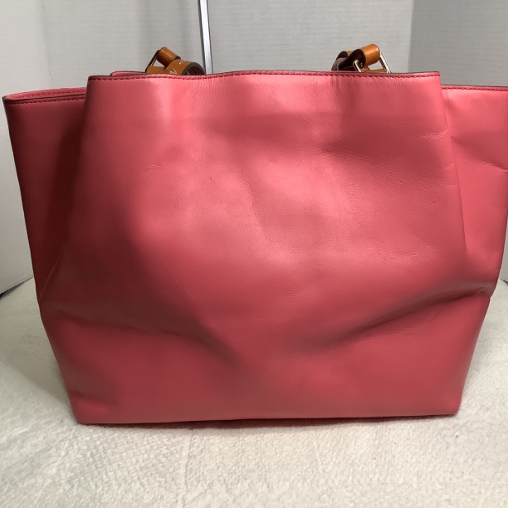 EUC pink Dooney & Bourke saddle, tote bag purse large - Picture 4 of 16
